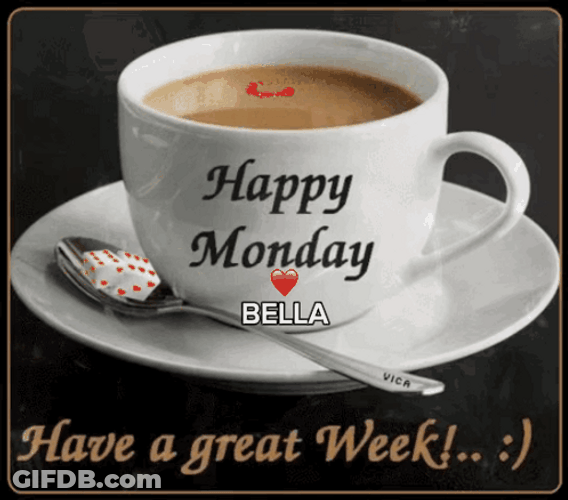 Happy Monday New Week Coffee GIF