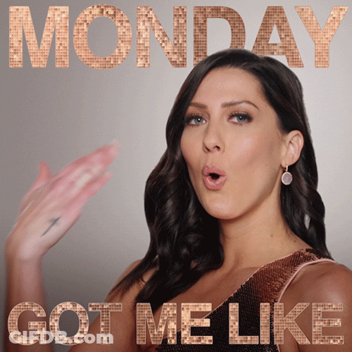 Happy Monday Rebecca Kufrin GIF