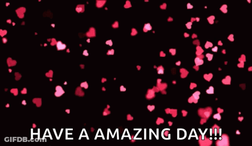 Happy Mother's Day Card With Falling Hearts GIF