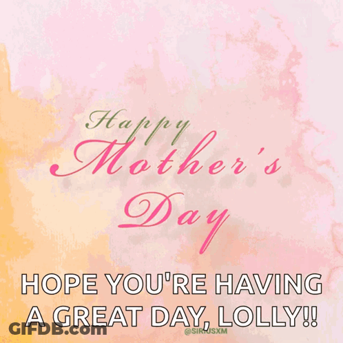 Happy Mother's Day Card With Flowers GIF