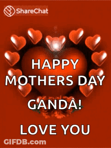 Happy Mother's Day Card With Heart GIF