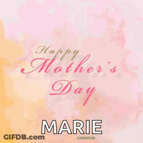 Happy Mother's Day Card With Marie GIF