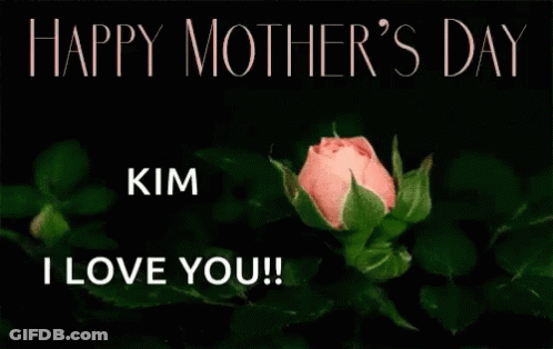 Happy Mother's Day Card With Pink Daisies GIF