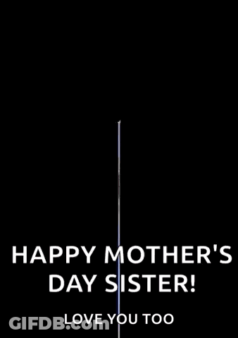 Happy Mother's Day Card With Pink Flower GIF