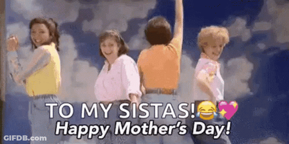 Happy Mother's Day Friend Dancing Moms GIF