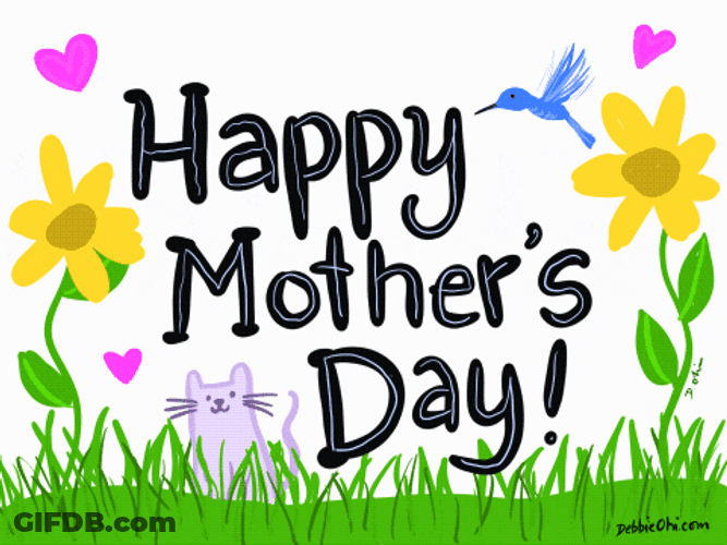 Happy Mother's Day Friend Simple Visual Design GIF