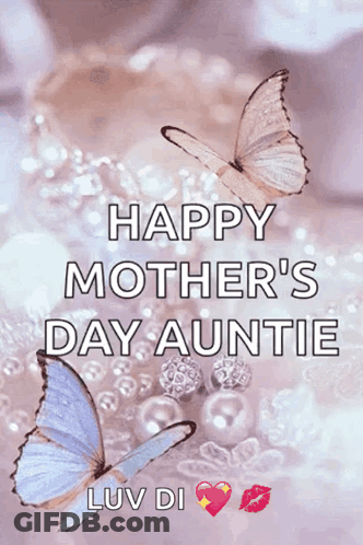 Happy Mother's Day Greeting Card With Hearts GIF