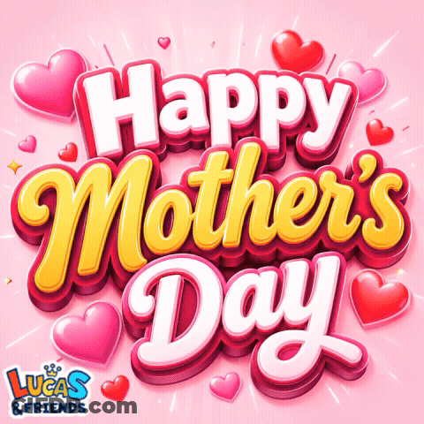 Happy Mother's Day Lucas And Friends Greeting Card GIF