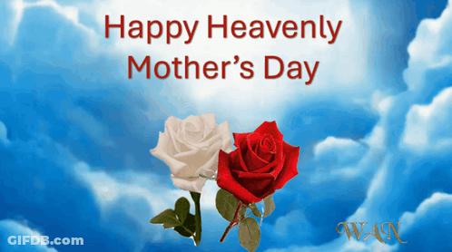 Happy Mother's Day Poster With Roses GIF