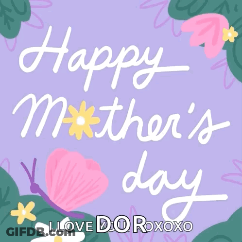 Happy Mother's Day Text GIF