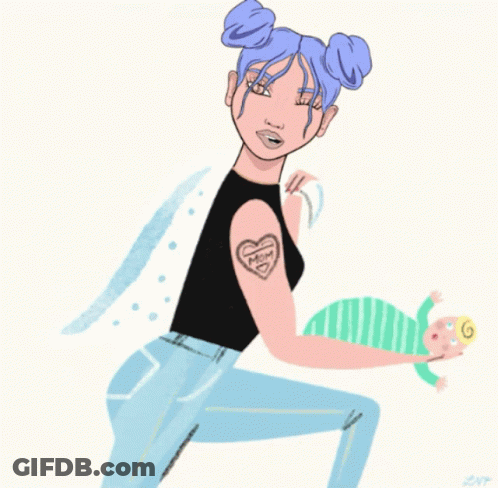 Happy Mother's Day Woman Holding Baby GIF