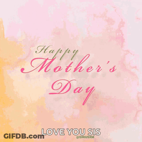 Happy Mother's Day Woman In Gold Dress GIF