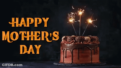 Happy Mothers Day Card With Dumbo And Baby Elephant GIF
