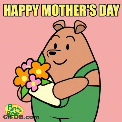 Happy Mothers Day Daughter Bear GIF