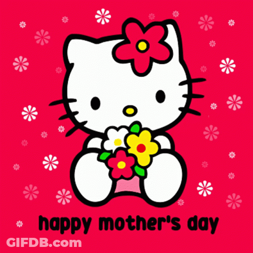 Happy Mothers Day Daughter Hello Kitty GIF