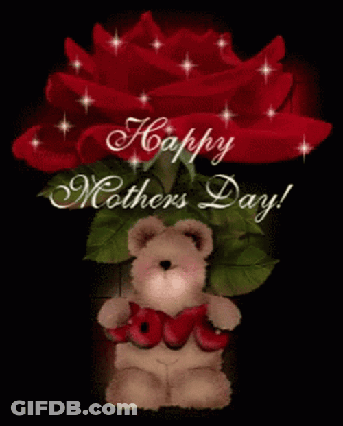 Happy Mothers Day Daughter Teddy Bear GIF
