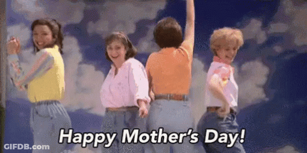 Happy Mothers Day Funny Dance GIF