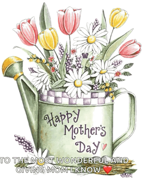 Happy Mothers Day Funny Flowers GIF