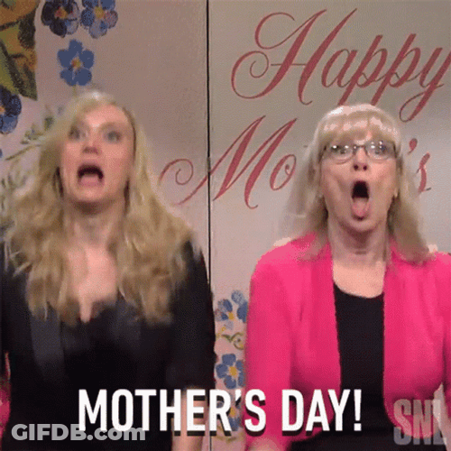 Happy Mothers Day Funny Jump GIF