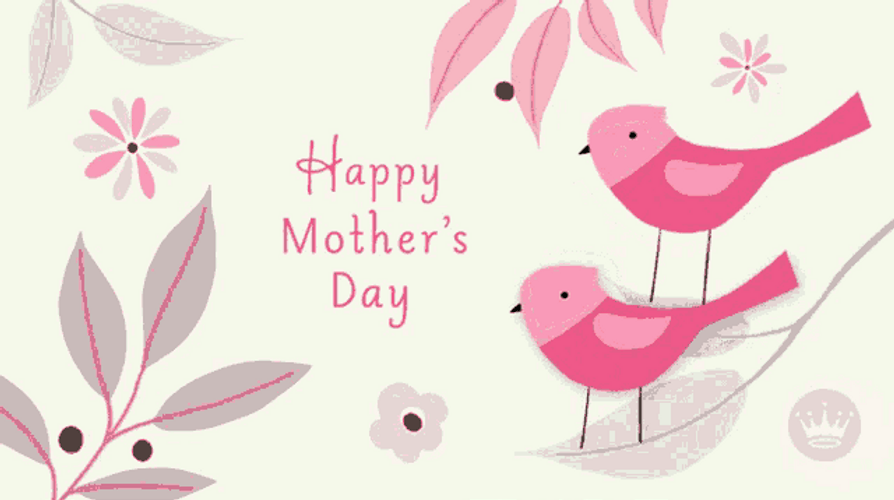 Happy Mothers Day Greetings Kiss GIF