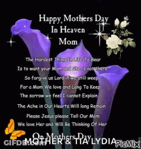 Happy Mothers Day In Heaven Mom GIF