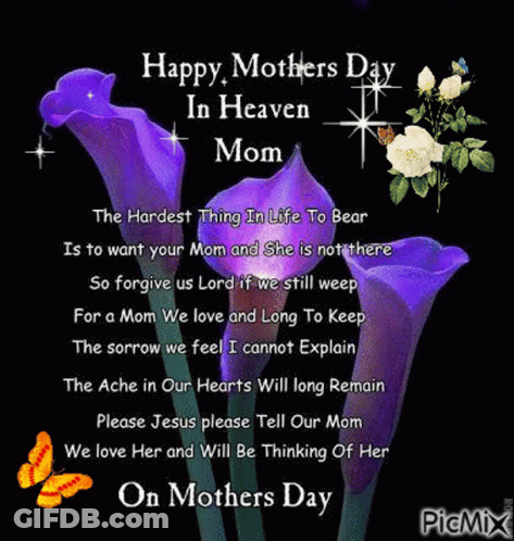 Happy Mothers Day In Heaven Mom GIF