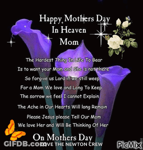 Happy Mothers Day In Heaven Mom GIF