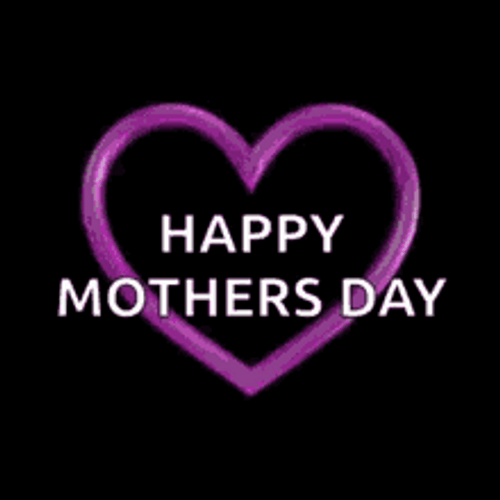 Happy Mothers Day Purple Heart GIF