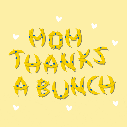 Happy Mothers Day Quotes Flickering Hearts GIF