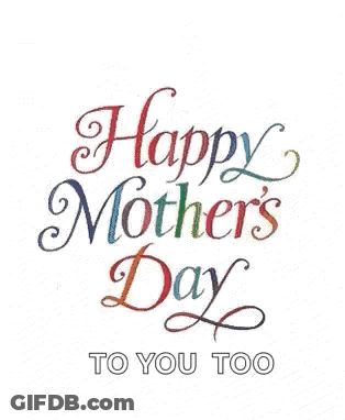 Happy Mothers Day With Hearts GIF