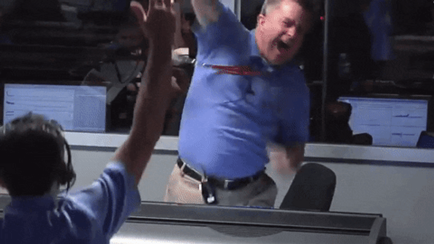 Happy NASA Crew GIF