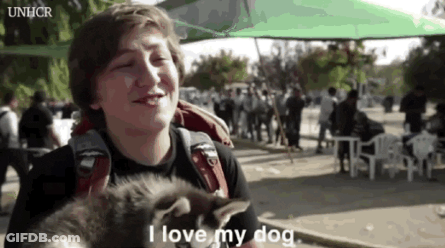 Happy National Dog Day I Love My Dog GIF