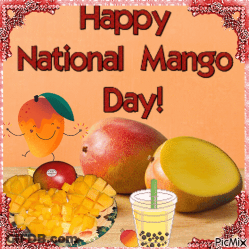 Happy National Mango Day Mangoes GIF