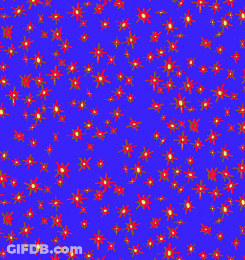 Happy New Year 2021 Animated Stars Fireworks GIF