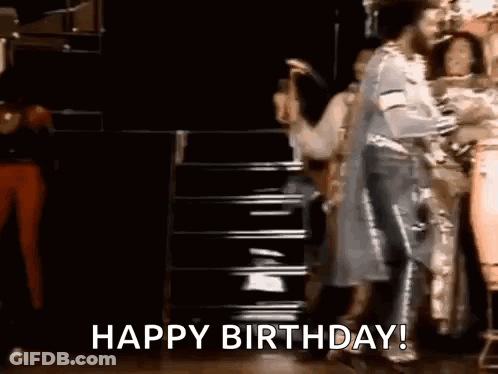 Happy New Year 2025 On Black Background GIF