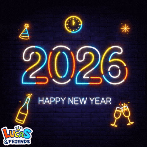 Happy New Year 2026 Holiday Season GIF
