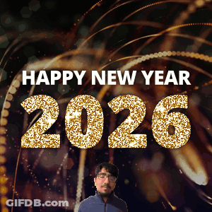 Happy New Year 2026 Man GIF
