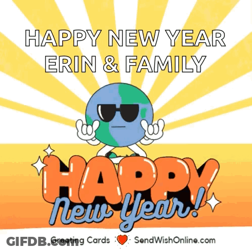 Happy New Year Card For Erin And Family GIF