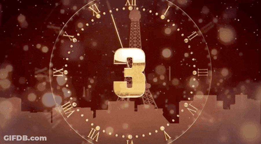 Happy New Year Countdown GIF