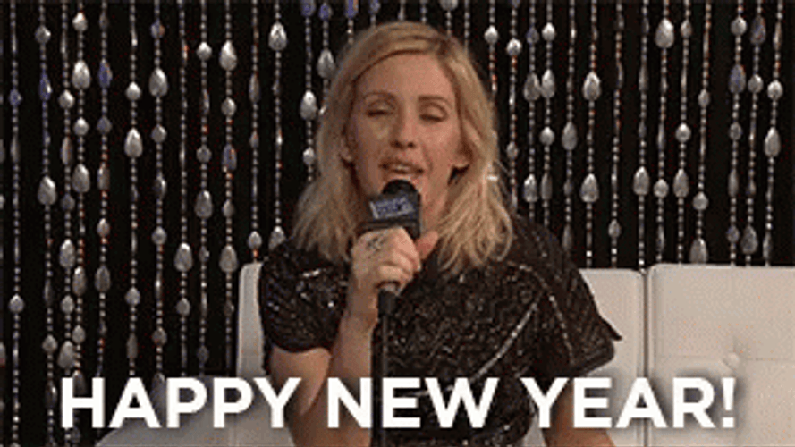 Happy New Year Ellie Goulding GIF
