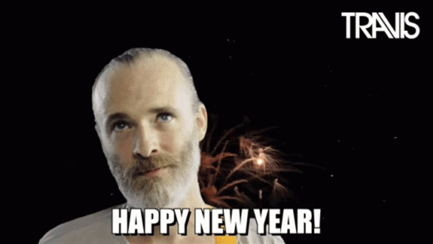 Happy New Year Funny Singer Fran Healy GIF