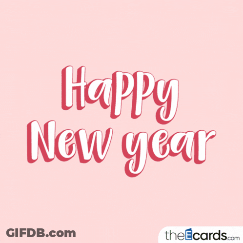 Happy New Year Greeting Card GIF