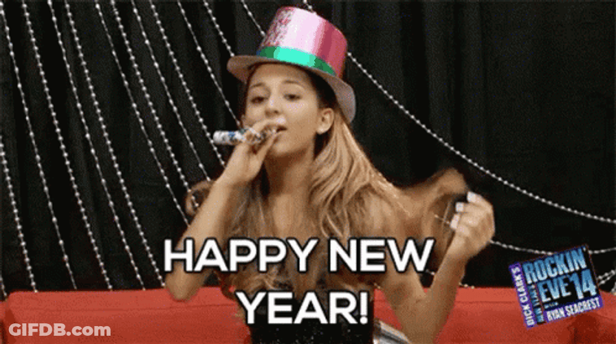 Happy New Year Meme Ariana Grande GIF