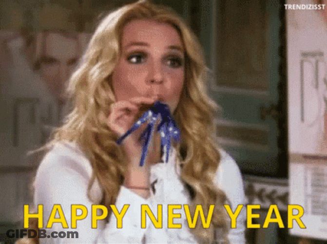 Happy New Year Meme Britney Spears GIF