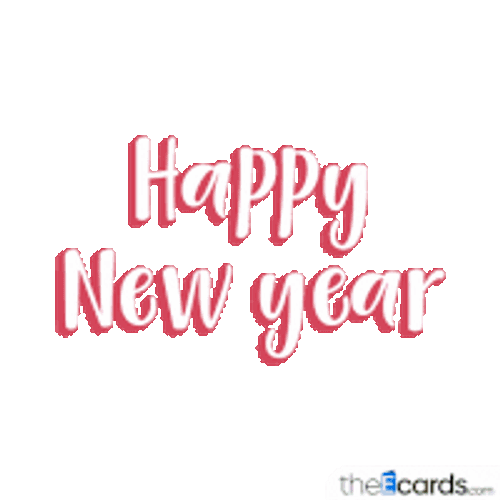 Happy New Year Theecards Sticker GIF
