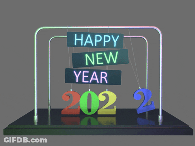 Happy New Year Ticking 2022 GIF
