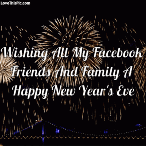 Happy New Year Wishes All My Family GIF