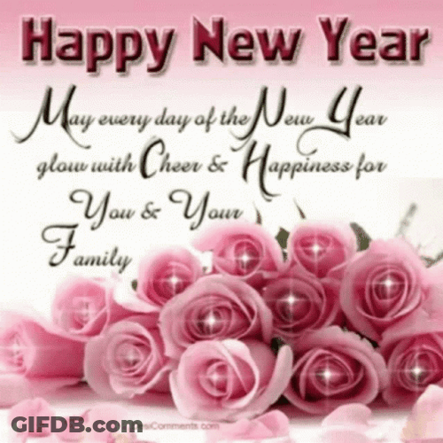 Happy New Year Wishes With Cheer And Happiness GIF