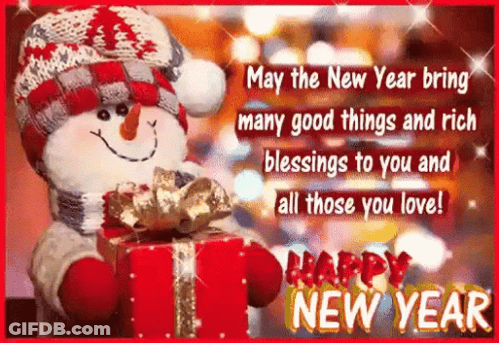 Happy New Year Wishes You And All Those You Love GIF