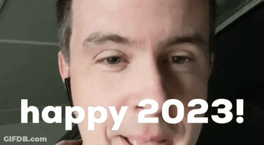 Happy New Years 2023 Luke Guy GIF